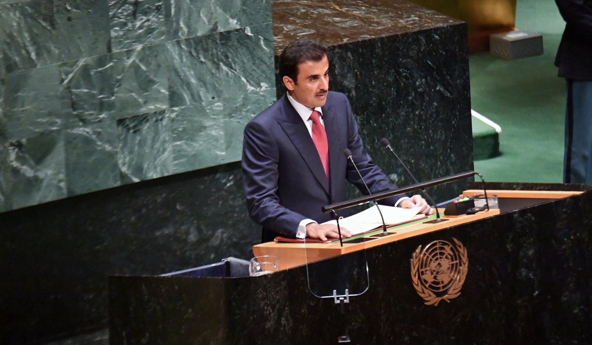Amir's UN General Assembly address to prominent local, Arab and global issues